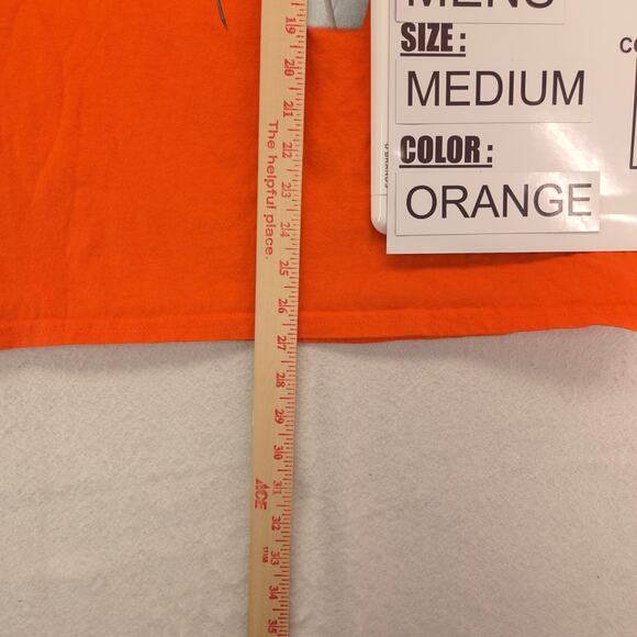 Queen Band Crew Neck Graphic Short Sleeve T Shirt Mens Size Medium M Orange - Picture 6 of 9